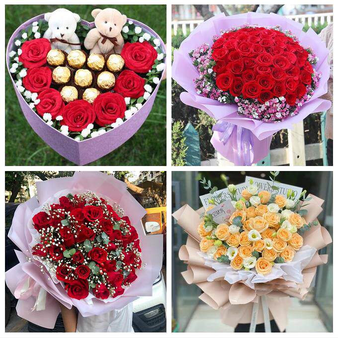 女神节订红玫瑰宁夏省吴忠市同心县青铜峡市同城鲜花店送女友老婆