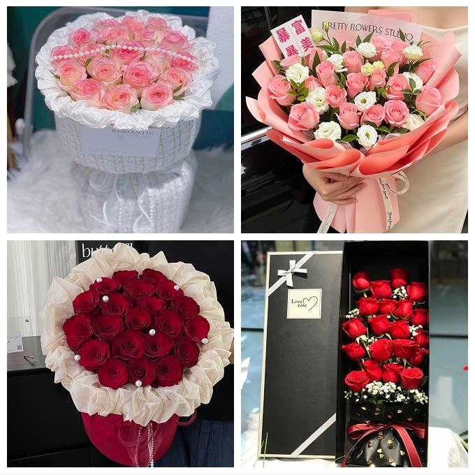山西临汾襄汾洪洞县古县安泽县同城花店送女朋友玫瑰订生日鲜花束
