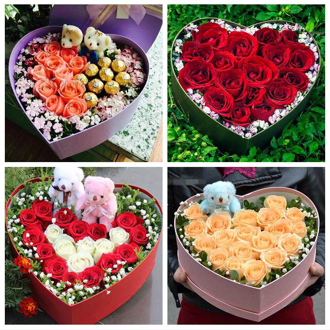 抚州市溪县资溪县东乡广昌县鲜花店同城配送平安夜圣诞节玫瑰礼盒