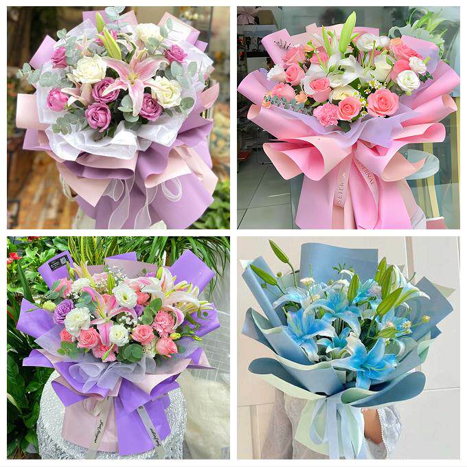 阳泉城区矿区郊区平定县盂县鲜花店同城配送老婆香水百合玫瑰花束