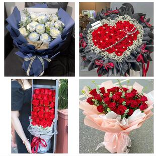 山西吕梁市兴县临县柳林石楼县同城鲜花店情人节玫瑰表白女友老婆
