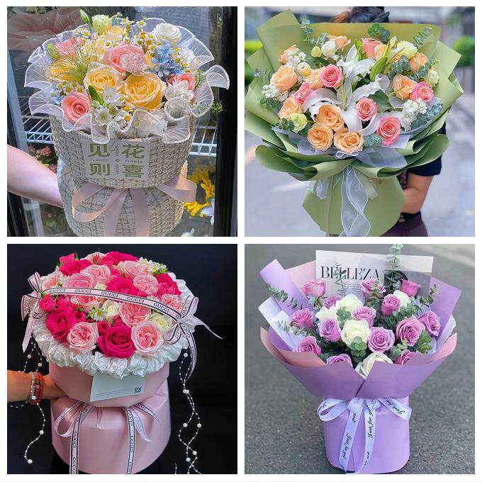 阳泉城区矿区郊区平定县盂县花店同城送男女友领导玫瑰混搭鲜花束
