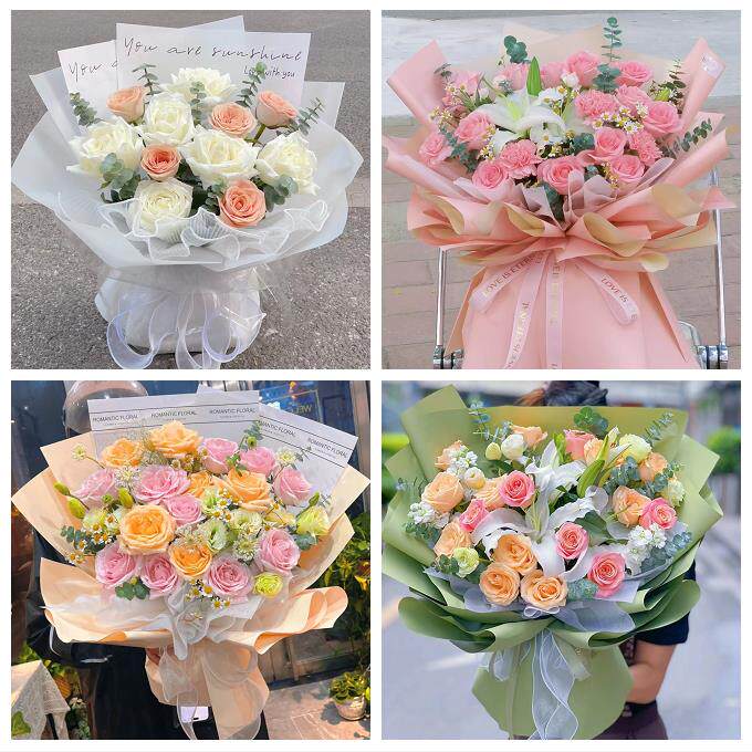 北京大兴区亦庄黄村旧宫瀛海花店同城送男女友领导玫瑰混搭鲜花束
