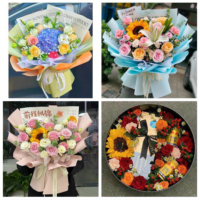 成人礼高考毕业向日葵花束广东东莞市清溪塘厦凤岗大岭山同城花店