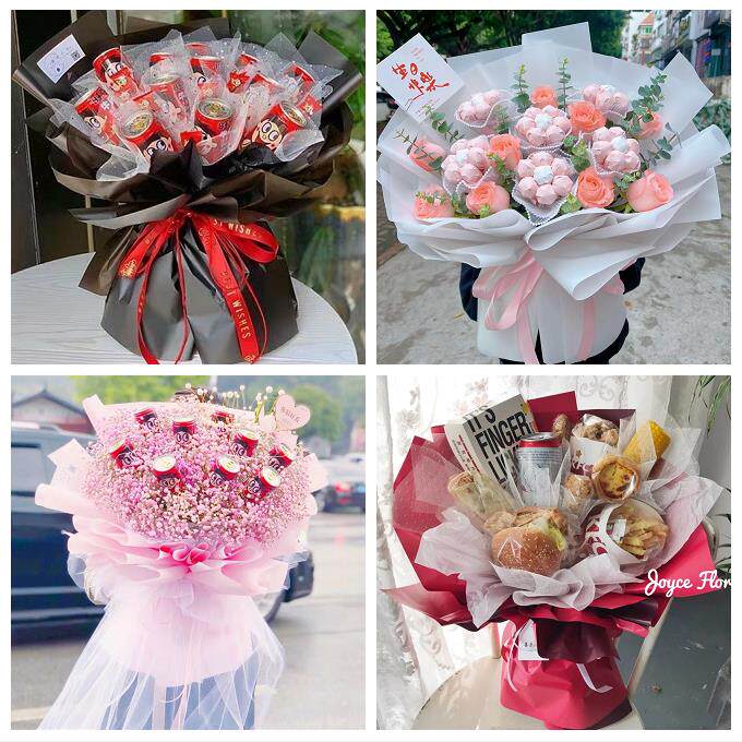 唐山市丰南丰润区滦县滦南县同城花店61儿童节零食饮料花束送小孩