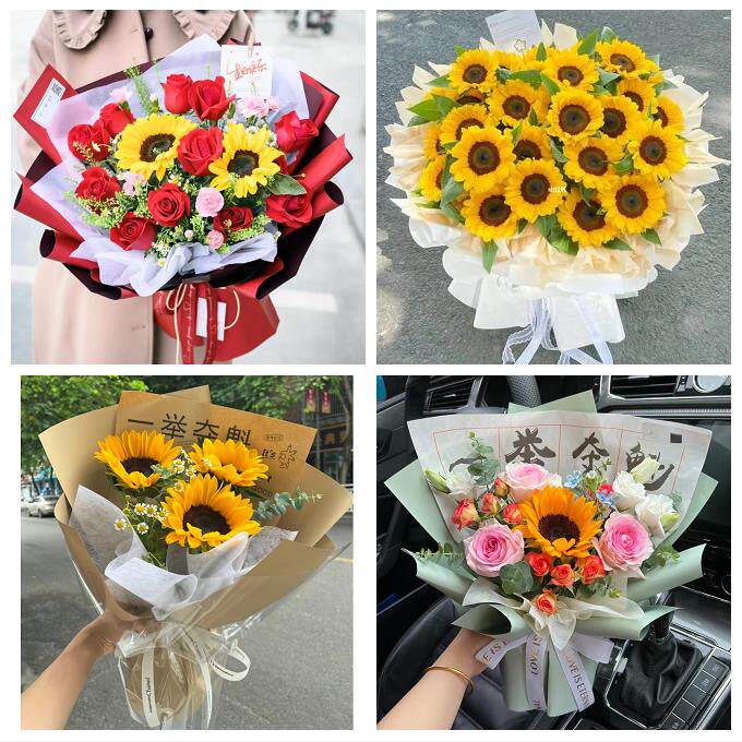 成人礼高考毕业向日葵花束广西桂林市平乐县荔浦县恭城县同城花店
