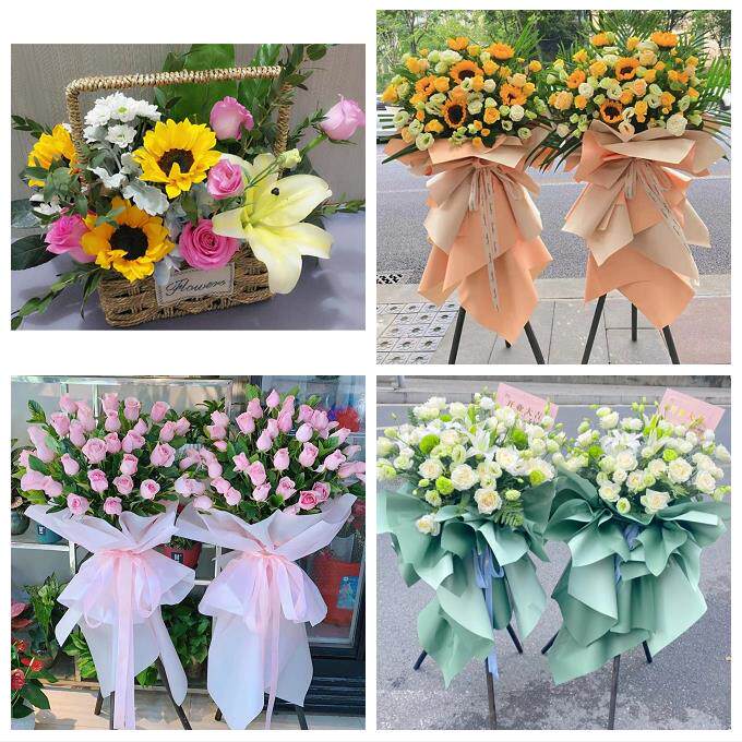 南充市顺庆高坪嘉陵区阆中市同城鲜花店朋友公司庆典乔迁开业花篮