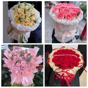 送九江市修水县永修县德安县鲜花店同城送女朋友闺蜜女神节红玫瑰