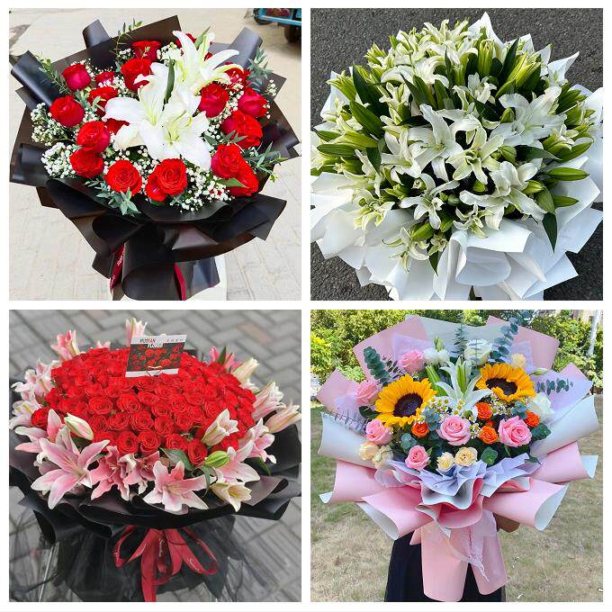 玫瑰香水百合送老婆朋友生日阳泉城区矿区郊区平定县盂县同城花店