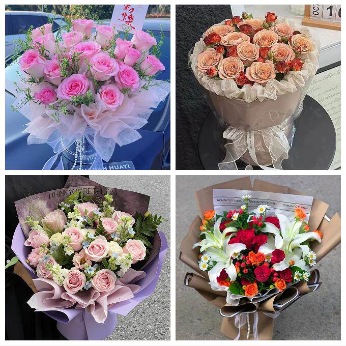 江门市蓬江江海新会区台山市花店同城配送女友生日情人节玫瑰花束