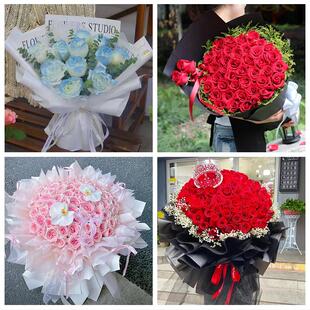 上饶市信州广丰区上饶玉山县鲜花店同城送女朋友闺蜜女神节红玫瑰