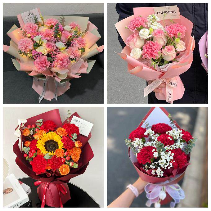 抚州市溪县资溪县东乡广昌县同城鲜花店订38妇女节康乃馨百合花束