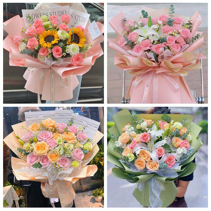 佳木斯市向阳前进东风区郊区花店同城送男女友领导玫瑰混搭鲜花束