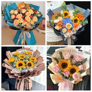 南京市浦口区栖霞区雨花台区同城鲜花店父亲节向日葵花束男士生日