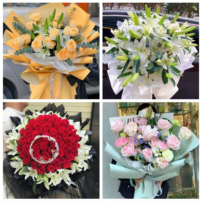 亳州市谯城区涡阳蒙城利辛县鲜花店同城配送闺蜜女友老婆玫瑰百合