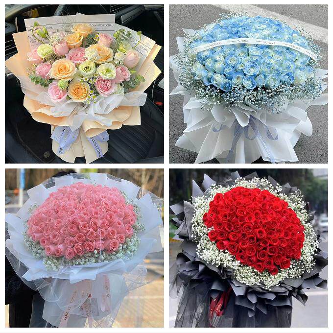 临汾市洪洞县古县安泽浮山县花店同城配送女友生日情人节玫瑰花束