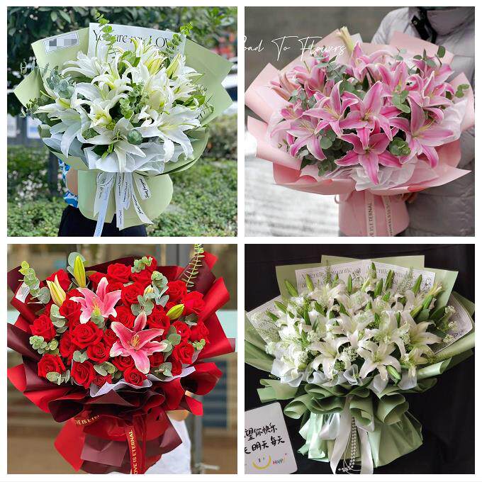 玫瑰香水百合送老婆朋友生日雅安市雨城名山区荥经汉源县同城花店
