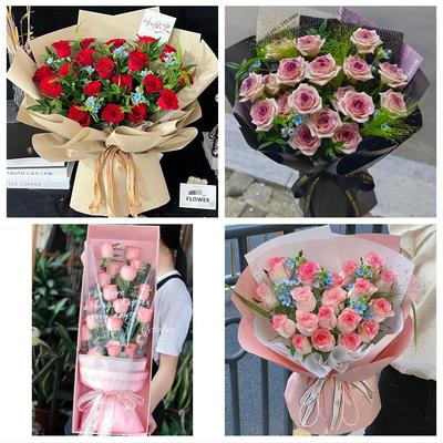 重庆市大渡口区九宫庙茄子溪街同城鲜花店玫瑰草莓花束送女友闺蜜