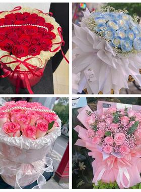 南通市崇川港闸通州区海安县鲜花店同城送女朋友闺蜜女神节红玫瑰