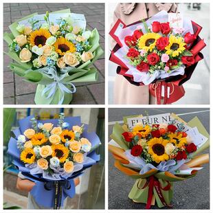 成人礼高考毕业向日葵花束河北唐山市开平区丰南区丰润区同城花店