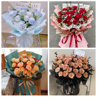 北京市顺义区胜利光明街仁和镇同城鲜花店订33朵玫瑰送情人女朋友