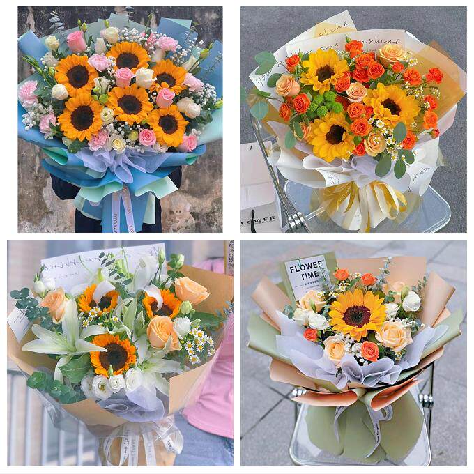 送宜宾市江安长宁县高县珙县花店同城送男女友领导玫瑰混搭鲜花束