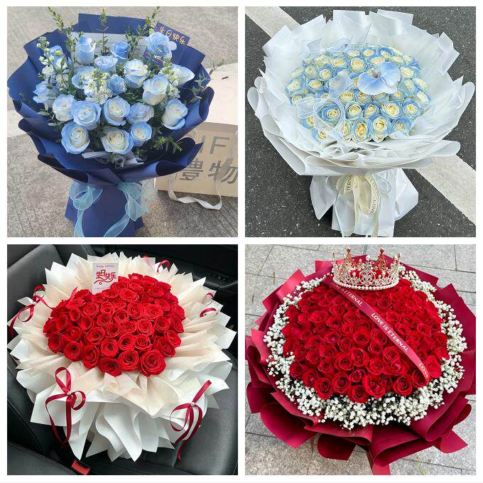 锦州市黑山县义县凌海北镇市鲜花店同城送女朋友520玫瑰老婆生日