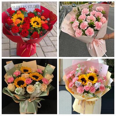 保定市涞水阜平徐水区定兴县同城鲜花店38节送长辈女士康乃馨百合