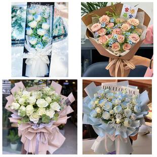 黑龙江双鸭山市四方台区宝山区同城鲜花店订33朵玫瑰送情人女朋友