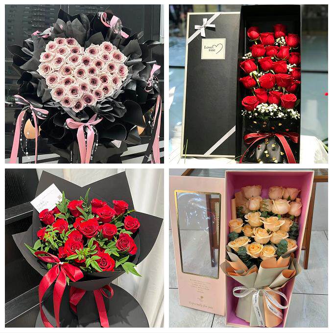 四川宜宾市江安长宁县高县珙县同城花店送女朋友玫瑰订生日鲜花束