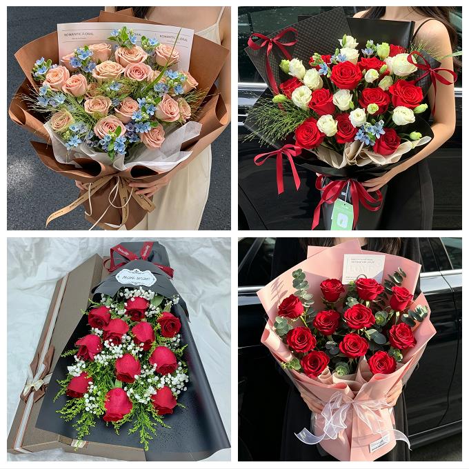 上海市浦东新区潍坊陆家嘴塘桥同城鲜花店七夕玫瑰送老婆女友生日