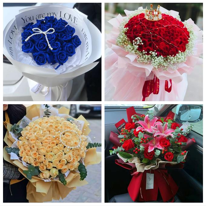 广东湛江市麻章区遂溪县徐闻县鲜花店同城配送玫瑰花女友老婆生日