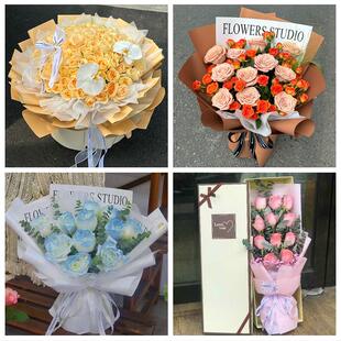 送张掖市临泽县高台县山丹县鲜花店同城送女朋友闺蜜女神节红玫瑰