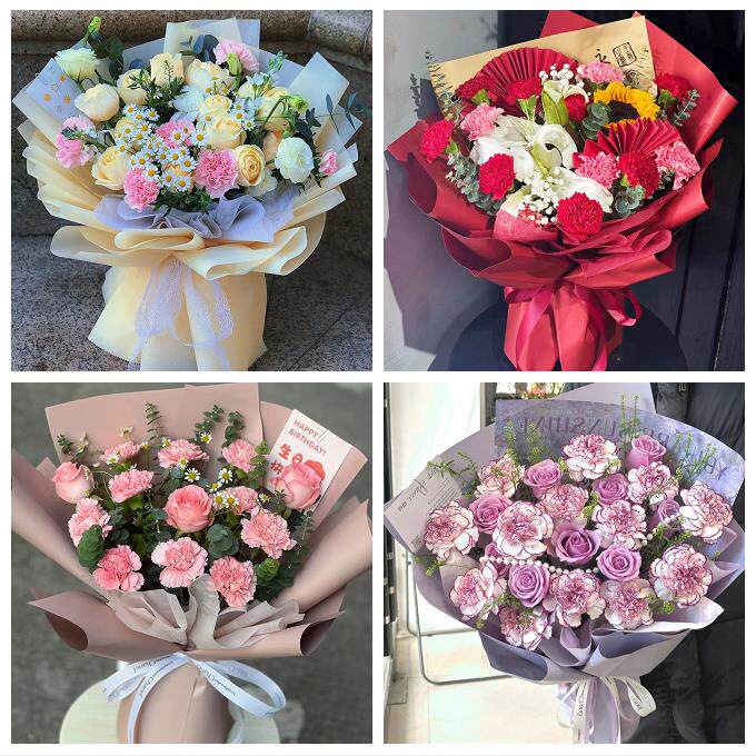 宁夏省吴忠市同心县青铜峡市同城鲜花店康乃馨百合送父母长辈生日