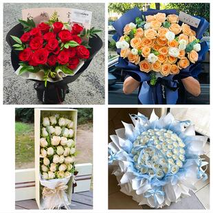 云南楚雄州元谋县武定县禄丰县同城鲜花店情人节玫瑰表白女友老婆