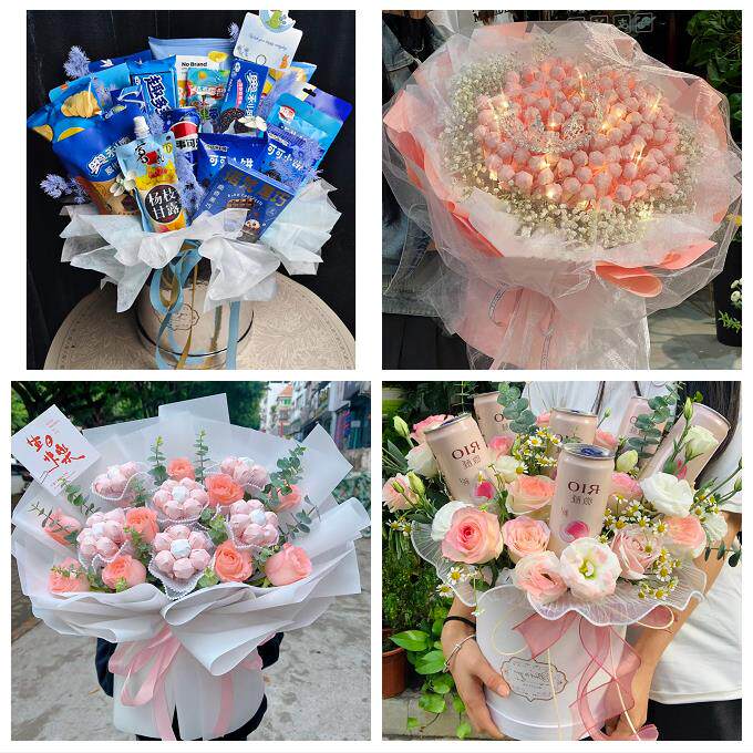 送岳阳市平江县汨罗市临湘市花店同城配送61儿童节花束送女友小孩