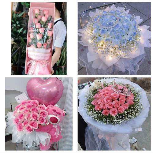 深圳市罗湖区黄贝东门南湖桂园同城鲜花店玫瑰草莓花束送女友闺蜜