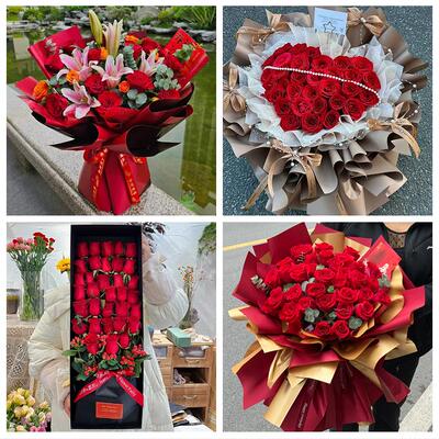 河北张家口市下花园万全崇礼区同城花店情人节送女友老婆玫瑰鲜花