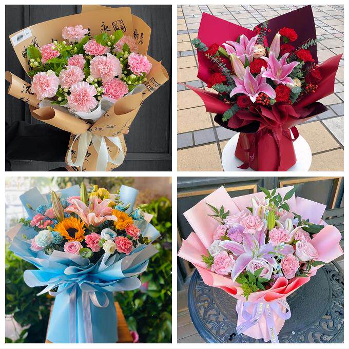 北京石景山区广宁五里坨鲁谷鲜花店同城送婆婆岳母亲节康乃馨花束