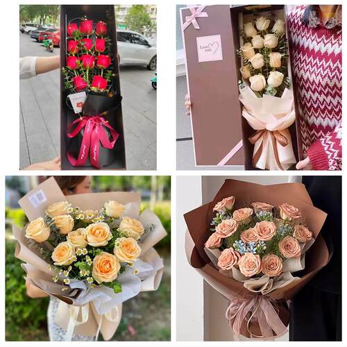 山西省长治市沁县沁源县潞城市鲜花店同城配送女神节玫瑰花束礼盒