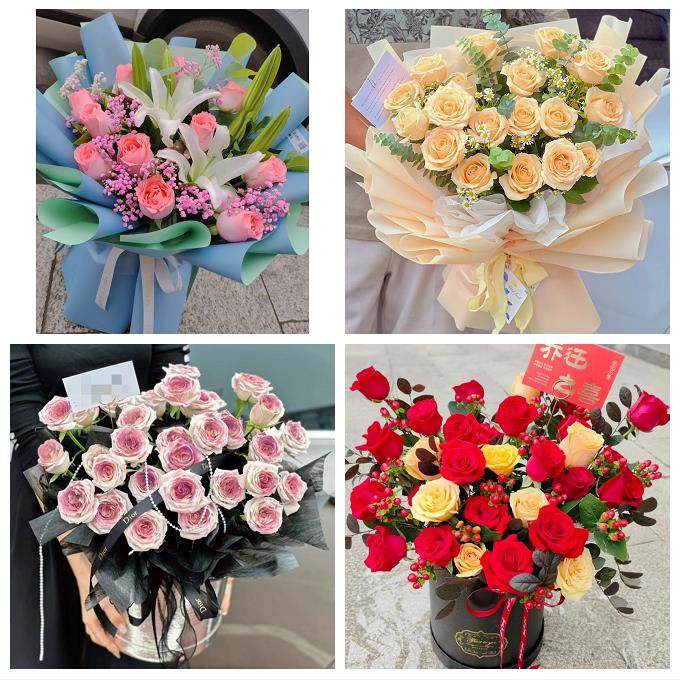 北京市石景山区鲁谷八宝山老山同城鲜花店送老婆玫瑰表白女友生日