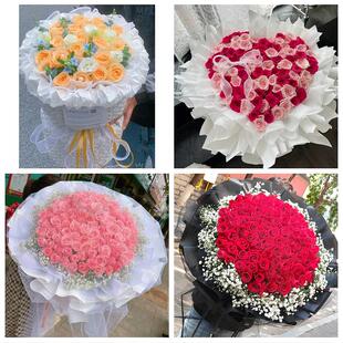 四川凉山州西昌市盐源县德昌县同城鲜花店情人节玫瑰表白女友老婆