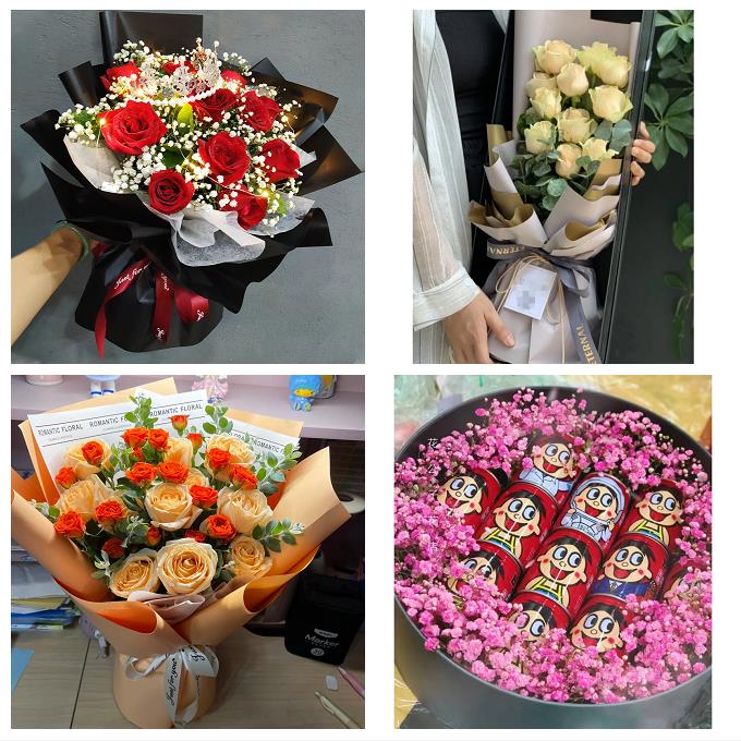 南通市如东启东如皋市海门市同城鲜花店送女友平安夜圣诞玫瑰礼盒