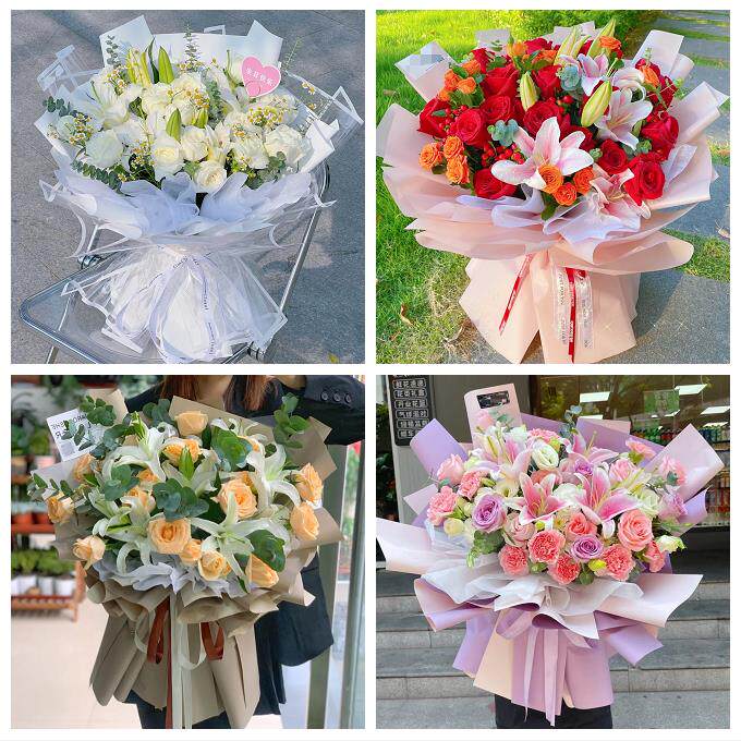 玫瑰香水百合送老婆朋友生日苏州市张家港市昆山市太仓市同城花店