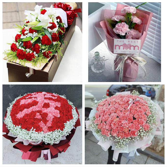 宁夏省吴忠市同心县青铜峡市鲜花店同城送婆婆岳母亲节康乃馨花束