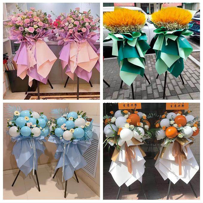 孝感市云梦县应城安陆汉川市鲜花店同城配送公司乔迁新店开业花篮