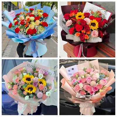 河南焦作市温县沁阳市孟州市同城鲜花店康乃馨百合送父母长辈生日