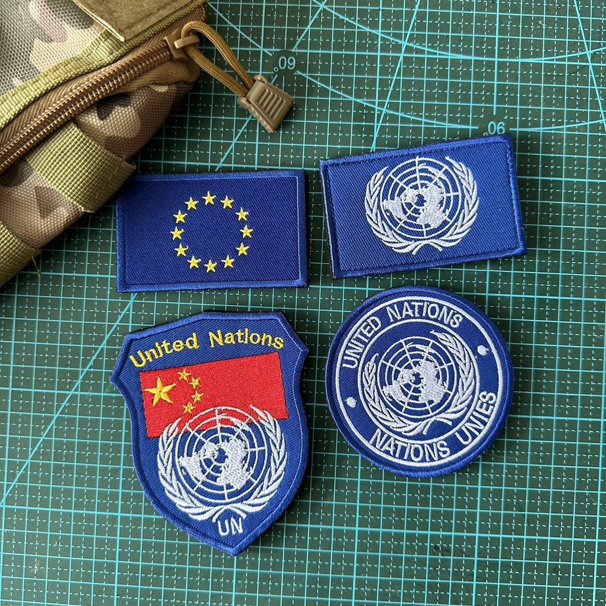 包邮联合国臂章刺绣魔术贴章背包贴战术士气章维和臂章冲锋衣贴,运动包/户外包/配件,贴章/魔术贴章,淘宝优惠券,粉丝福利购,淘宝优惠卷