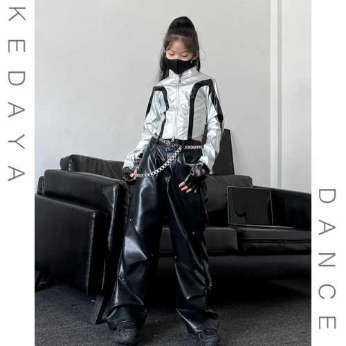 欧美女团银色jazz爵士舞服装