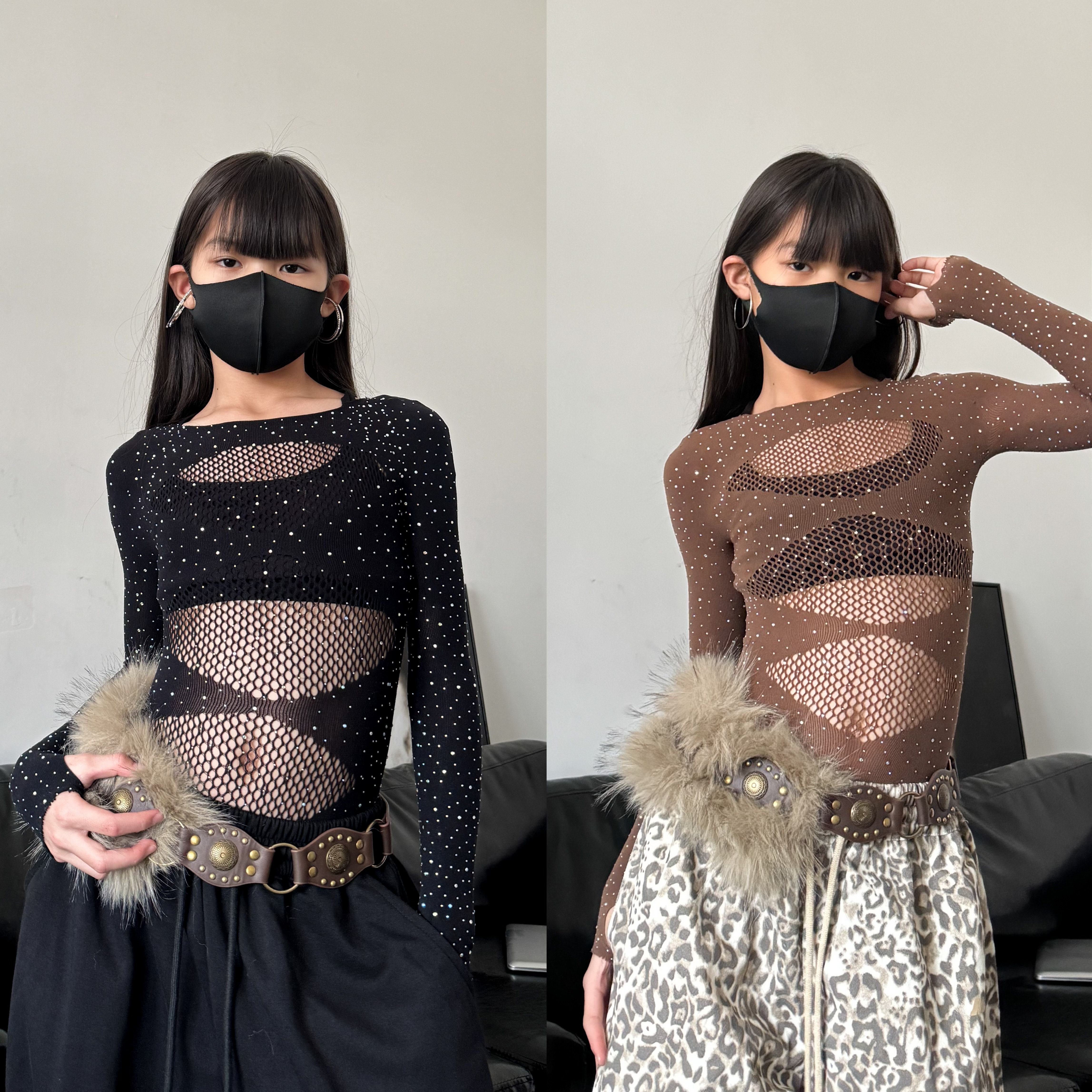 新款潮酷女童儿童演出服爵士舞服少儿舞蹈服网纱闪钻连体修身上衣,童装/婴儿装/亲子装,儿童演出服,淘宝优惠券,粉丝福利购,淘宝优惠卷